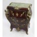 French Empire Style Marble Topped Bombé Commode