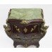 French Empire Style Marble Topped Bombé Commode