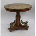 French Inlaid Circular Empire Style Centre Table