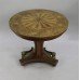 French Inlaid Circular Empire Style Centre Table