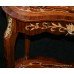 French Inlaid Marquetry Kidney Shaped Side Table