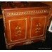 Heavy Empire Style Inlaid Mahogany Cabinet