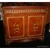 Heavy Empire Style Inlaid Mahogany Cabinet