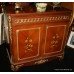 Heavy Empire Style Inlaid Mahogany Cabinet