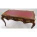 French Louis XV Style Leather Topped Bureau Plat