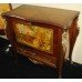 French Kingwood Cocktail Cabinet with Painted Scene