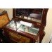 French Kingwood Cocktail Cabinet with Painted Scene