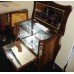 French Kingwood Cocktail Cabinet with Painted Scene