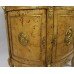 French Marble Topped Maple Side Cabinet