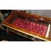 French Rosewood Bijouterie Display Cabinet with Ormolu Mounts