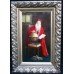 Galileo Portrait Oil on Canvas Signed 'J.M 1902'
