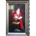 Galileo Portrait Oil on Canvas Signed 'J.M 1902'
