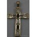 Garnet & Opal Gold Cross