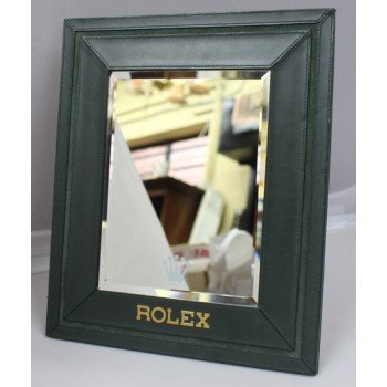 Genuine Rolex Leather Display Table Mirror