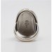 Georg Jensen Large Oval Sapphire Silver Ring