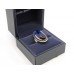 Georg Jensen Large Oval Sapphire Silver Ring