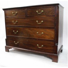 George III Cuban Mahogany Chest of drawers