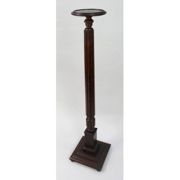 George IV Style Reeded Mahogany Pedestal
