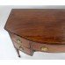 George III Mahogany Bow Fronted Serving Table