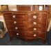 Georgian Serpentine Shaped Inlaid Mahogany Chest of Drawers