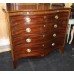 Georgian Serpentine Shaped Inlaid Mahogany Chest of Drawers