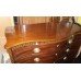 Georgian Serpentine Shaped Inlaid Mahogany Chest of Drawers