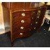 Georgian Serpentine Shaped Inlaid Mahogany Chest of Drawers