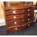 Georgian Serpentine Shaped Inlaid Mahogany Chest of Drawers