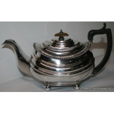 Georgian Silver Teapot by William Bateman 1819