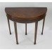 Georgian Style Solid Mahogany Demilune Side Table