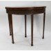 Georgian Style Solid Mahogany Demilune Side Table