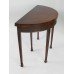 Georgian Style Solid Mahogany Demilune Side Table