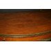 Large Walnut Demilune Commode Chest of Drawers
