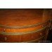 Large Walnut Demilune Commode Chest of Drawers