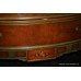 Large Walnut Demilune Commode Chest of Drawers