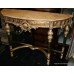 Ornate Gilt Marble Topped Side Table
