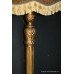 Ornate Giltwood Standard Lamp with Shade