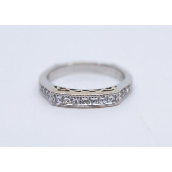 Half Hoop Diamond 14ct White Gold Ring