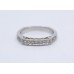 Half Hoop Diamond 14ct White Gold Ring