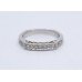 Half Hoop Diamond 14ct White Gold Ring