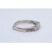 Half Hoop Diamond 14ct White Gold Ring