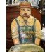 Hand Carved Painted Fishmonger Sign Display