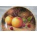 Hand Painted Worcester Fruit Plate by Leighton