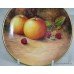 Hand Painted Worcester Fruit Plate by Leighton
