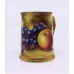 Hand Painted Fruit Tankard by Leaman