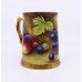 Hand Painted Fruit Tankard by Leaman