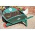 Handmade Wooden & Metal Painted Wheelbarrow Planter