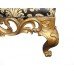 Harrison & Gil Carved Giltwood Upholstered Double Stool