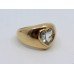 Heart Shaped Aquamarine 14ct Gold Ring