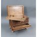 Heavily Carved Footed 19th c. Teak Sewing Chest
